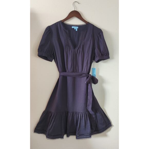 Draper James Navy Mini Dress - Picture 4 of 9